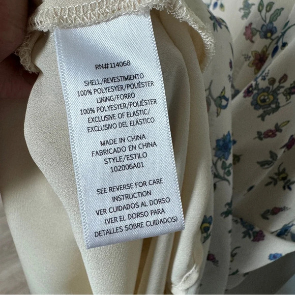 RTR Sweet Baby Jamie Floral Flowy Midi Dress Prairie Cottagecore Boho Garden SzS - Picture 12 of 13